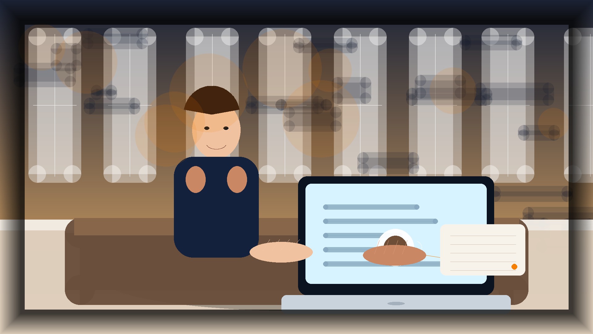 Imagem humanizada relacionada a Google Analytics