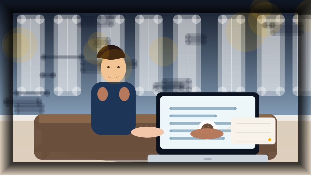 Imagem humanizada relacionada a Performance e velocidade de sites