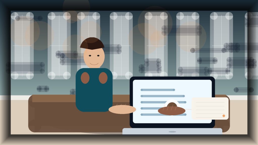 Imagem humanizada relacionada a Copywriting para sites