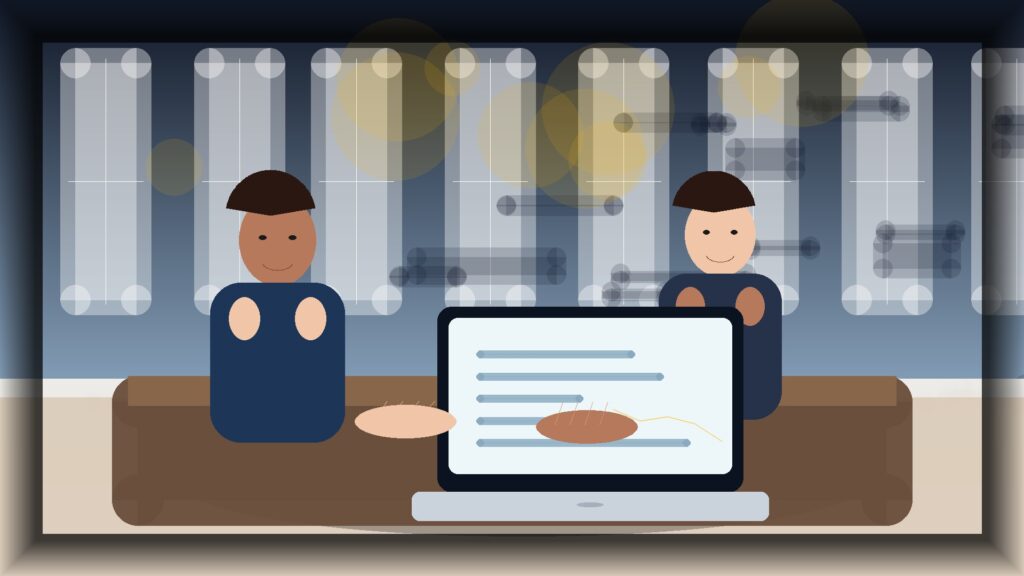 Imagem humanizada relacionada a Hospedagem para WordPress