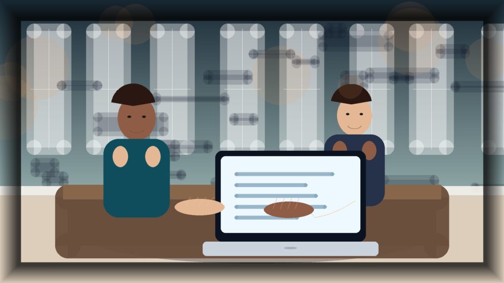 Imagem humanizada relacionada a Analytics e métricas digitais