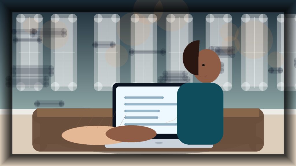Imagem humanizada relacionada a Google Analytics