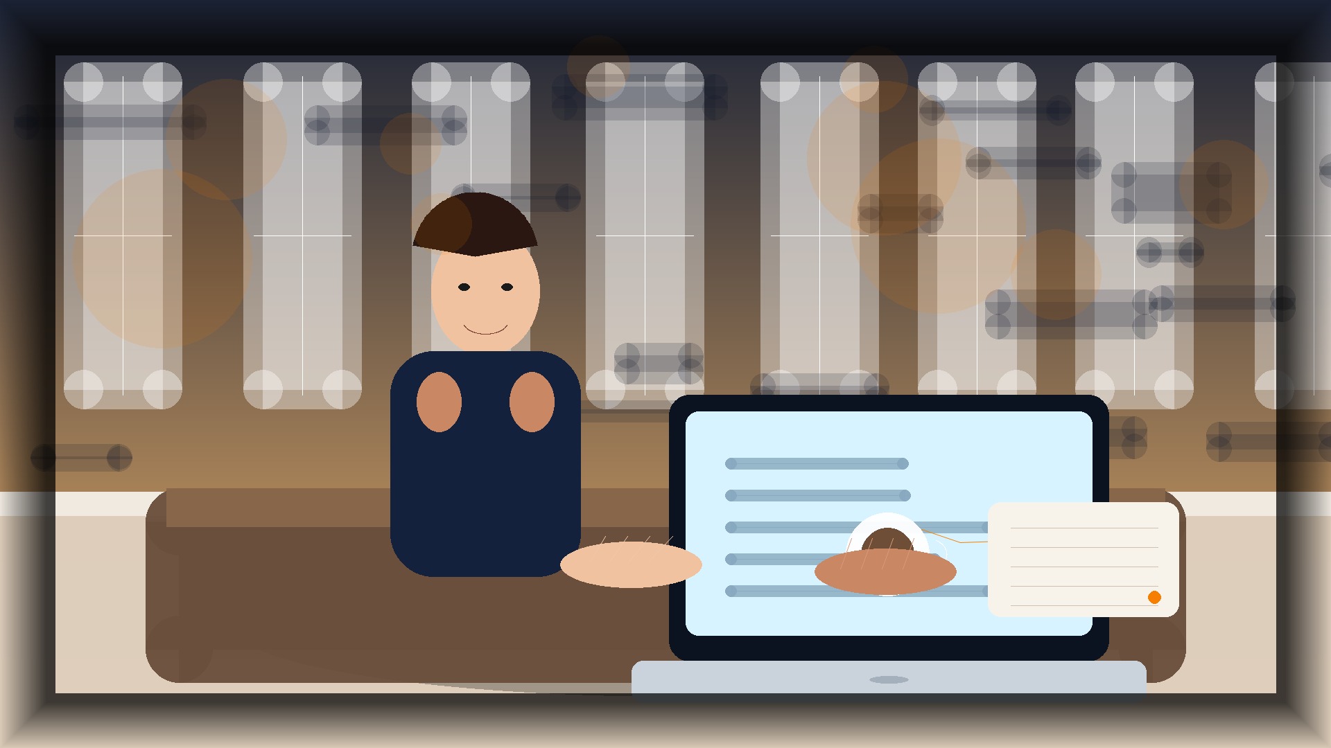 Imagem humanizada relacionada a Design de sites modernos