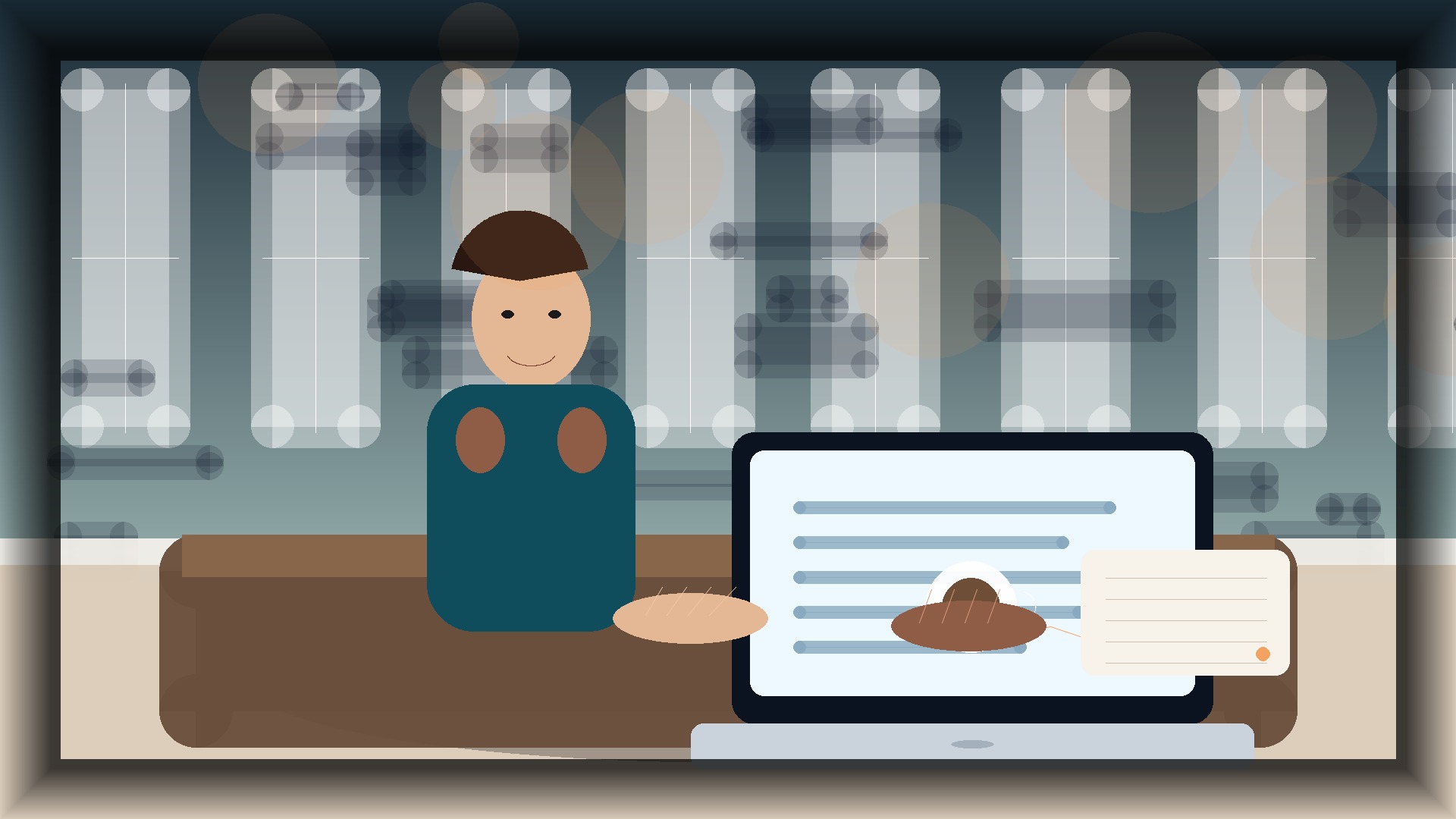 Imagem humanizada relacionada a SEO para WordPress