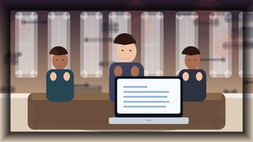 Imagem humanizada relacionada a Manutenção de sites