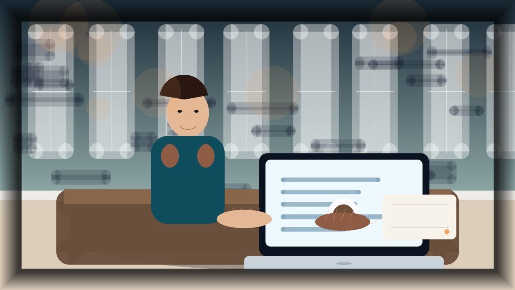 Imagem humanizada relacionada a Hospedagem para WordPress