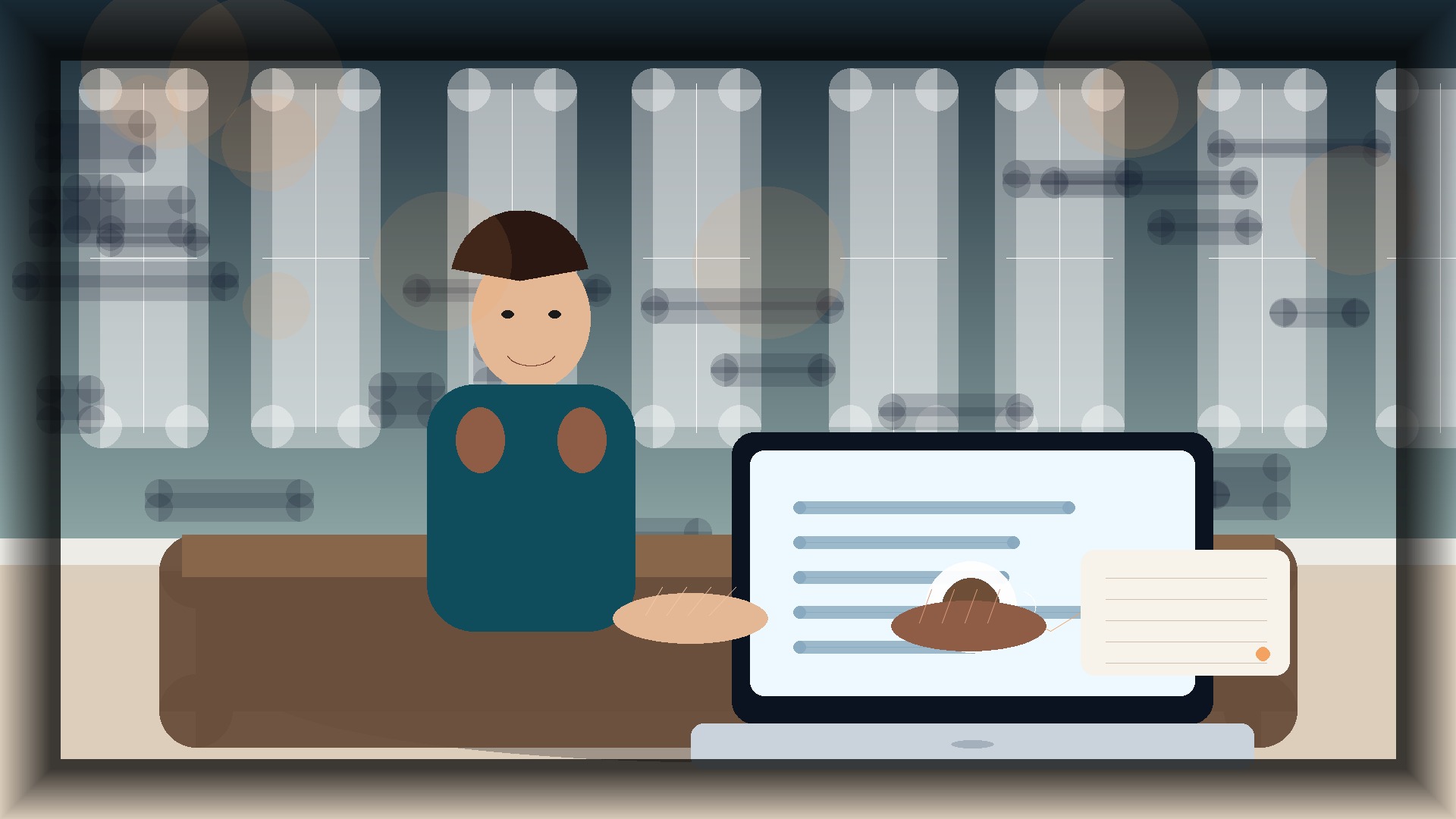 Imagem humanizada relacionada a Hospedagem para WordPress