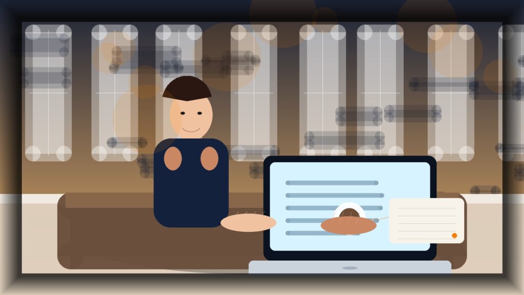 Imagem humanizada relacionada a Produtos digitais