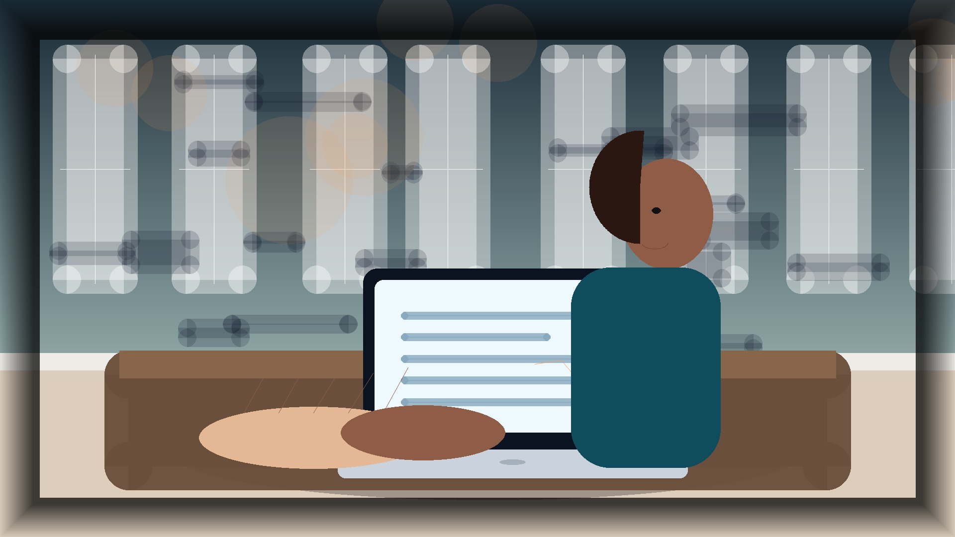 Imagem humanizada relacionada a Desenvolvimento de sites profissionais