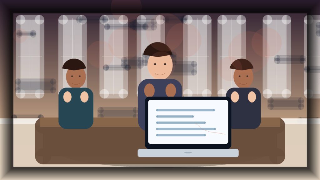 Imagem humanizada relacionada a Performance e velocidade de sites