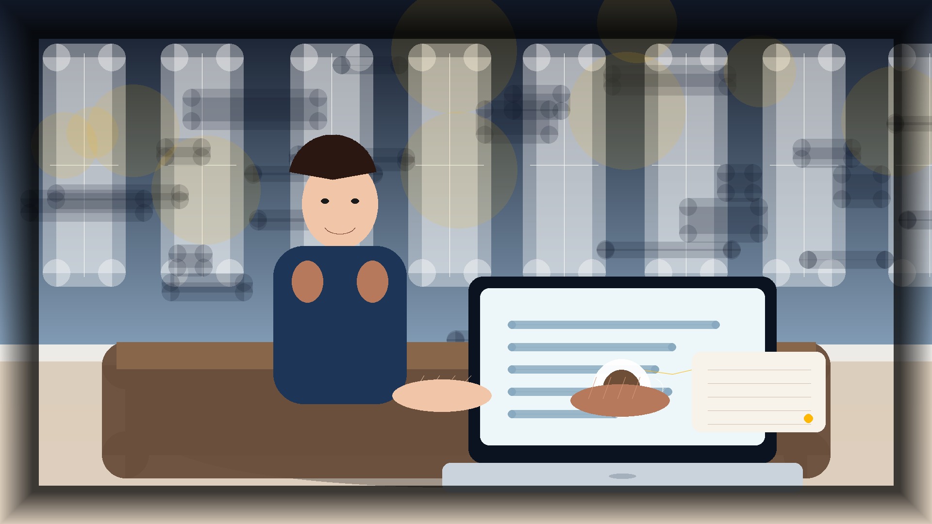 Imagem humanizada relacionada a SEO para WordPress