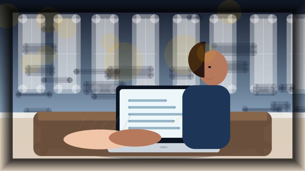 Imagem humanizada relacionada a Hospedagem para WordPress