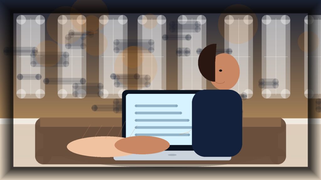 Imagem humanizada relacionada a Google Analytics
