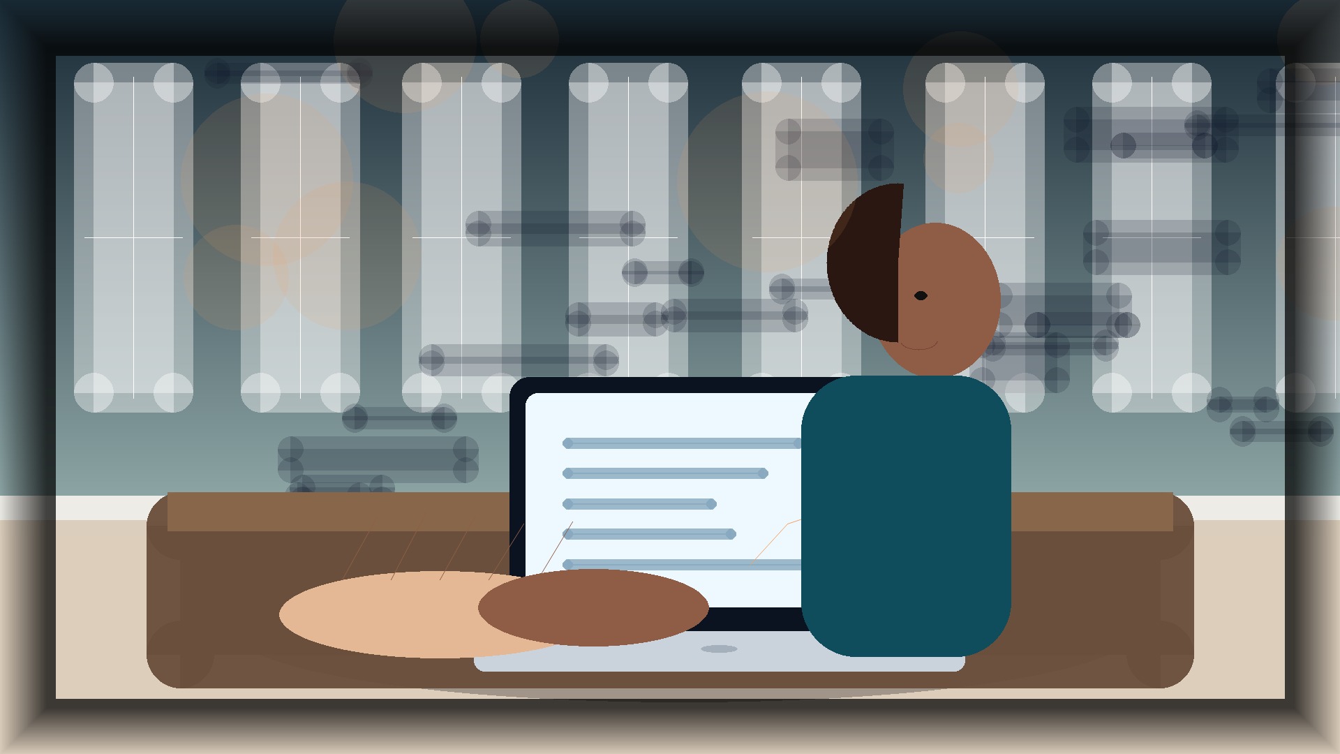 Imagem humanizada relacionada a Desenvolvimento de sites profissionais