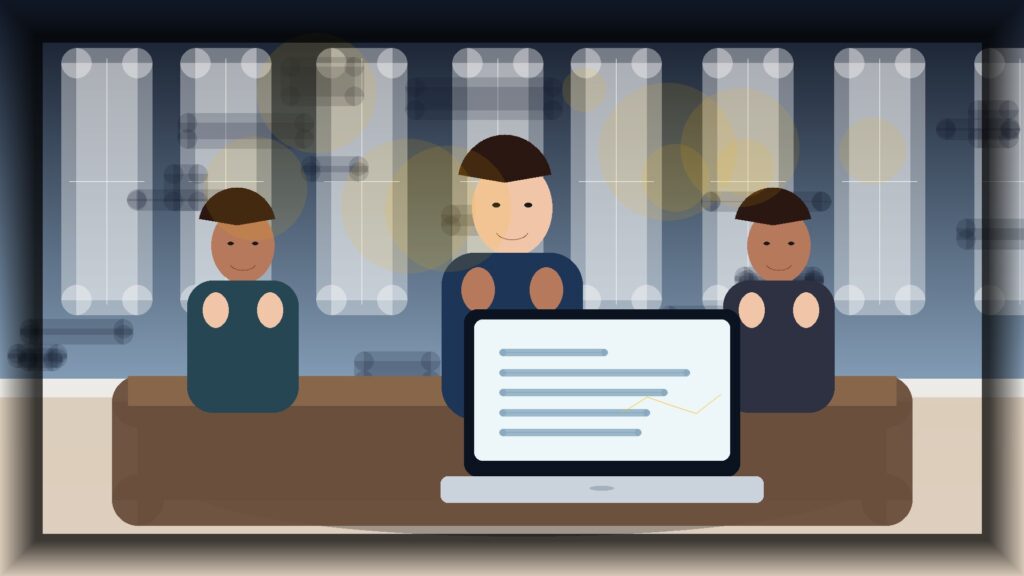 Imagem humanizada relacionada a Manutenção de sites