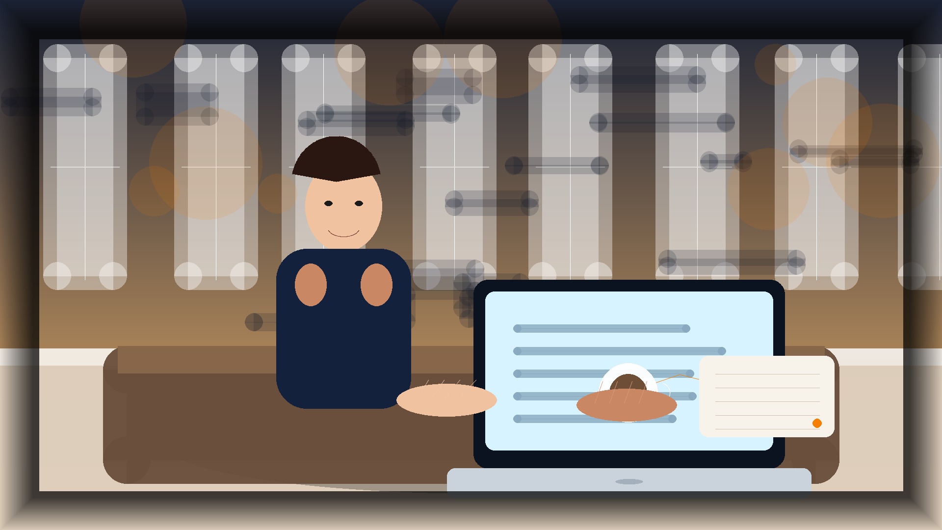 Imagem humanizada relacionada a Hospedagem para WordPress