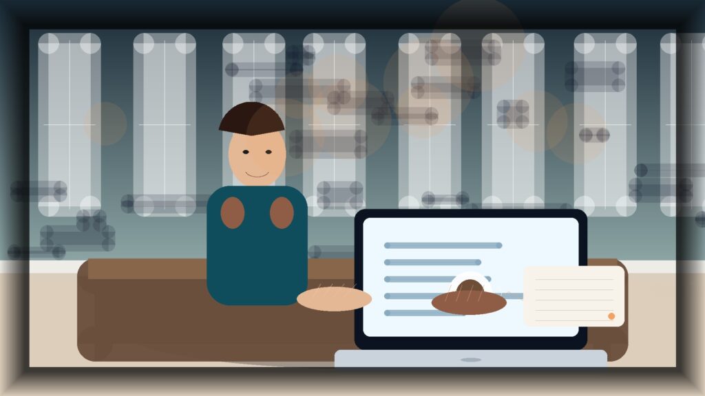 Imagem humanizada relacionada a Inteligência artificial no marketing