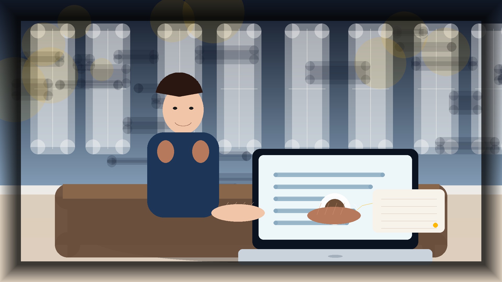 Imagem humanizada relacionada a Tendências de web design