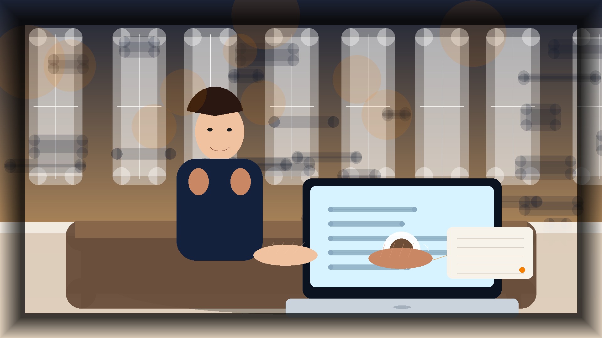 Imagem humanizada relacionada a Temas WordPress para sites institucionais