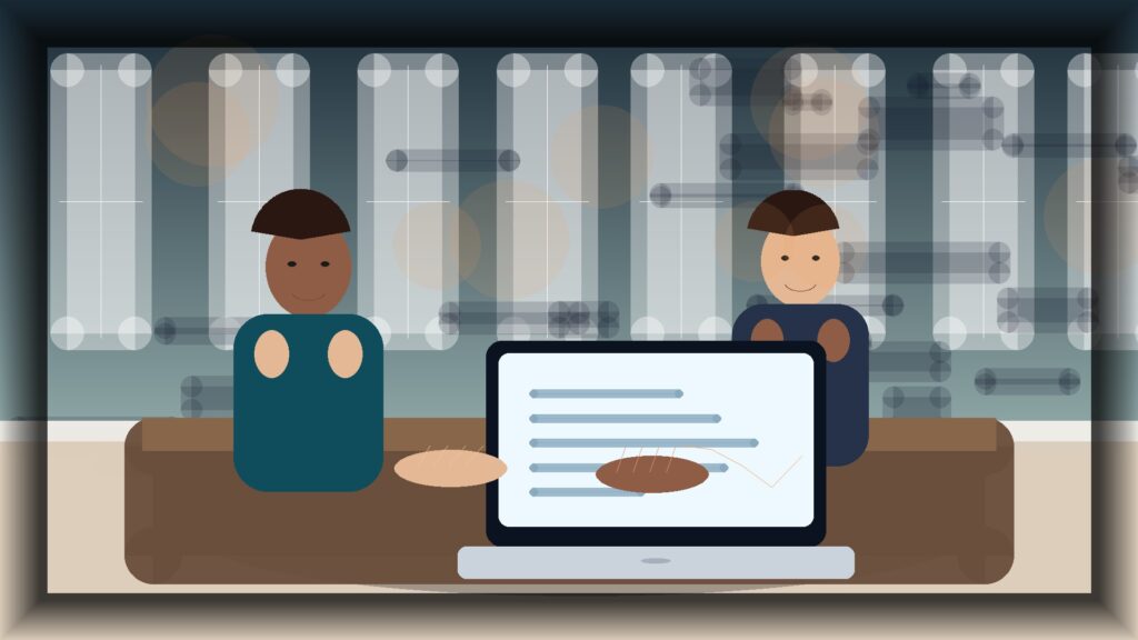 Imagem humanizada relacionada a Performance e velocidade de sites
