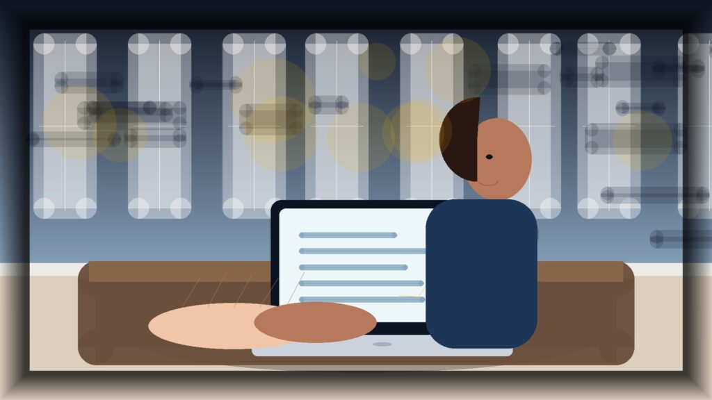 Imagem humanizada relacionada a Criação de conteúdo digital