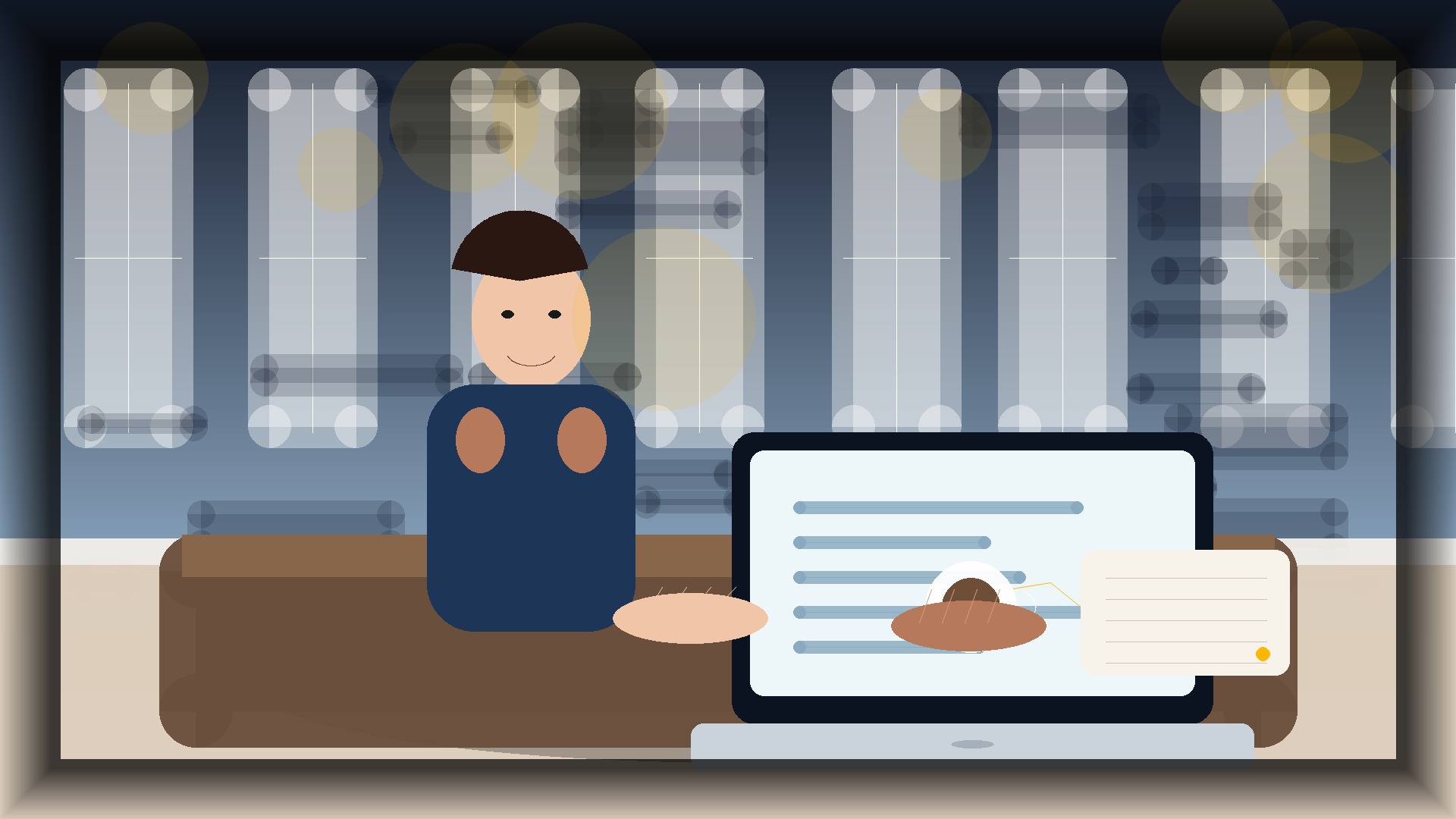 Imagem humanizada relacionada a Domínios e configuração de sites