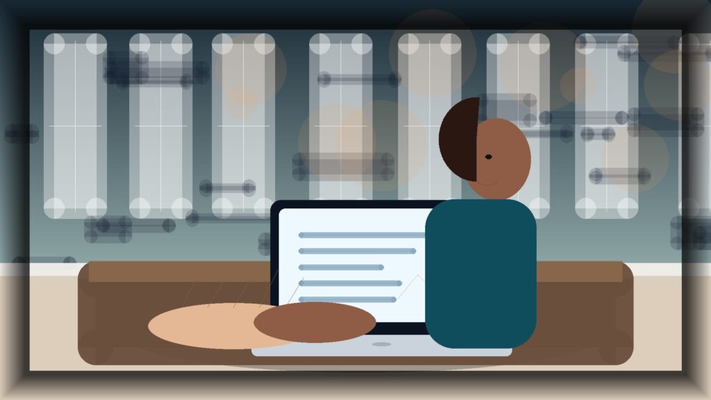 Imagem humanizada relacionada a Analytics e métricas digitais