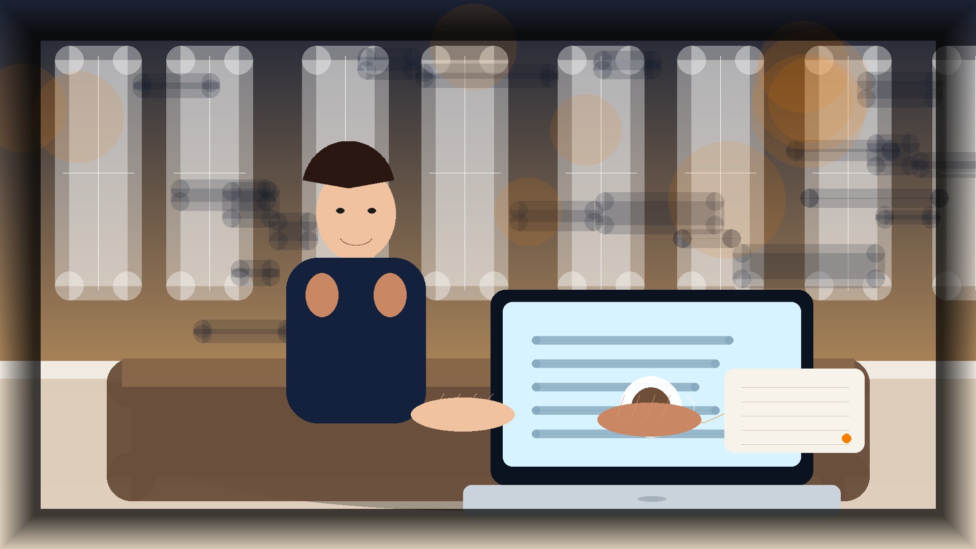 Imagem humanizada relacionada a Performance e velocidade de sites