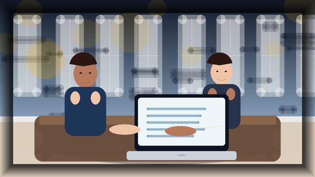 Imagem humanizada relacionada a Criação de conteúdo digital