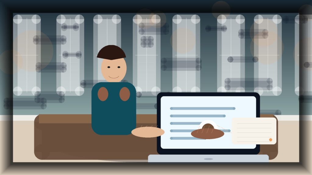 Imagem humanizada relacionada a Google Analytics