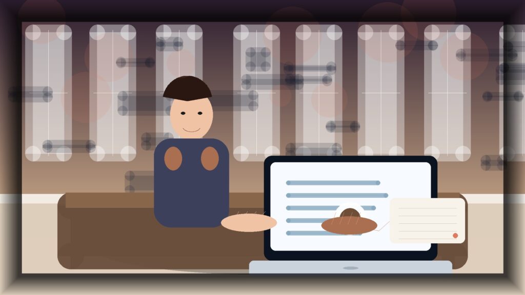 Imagem humanizada relacionada a Inteligência artificial no marketing