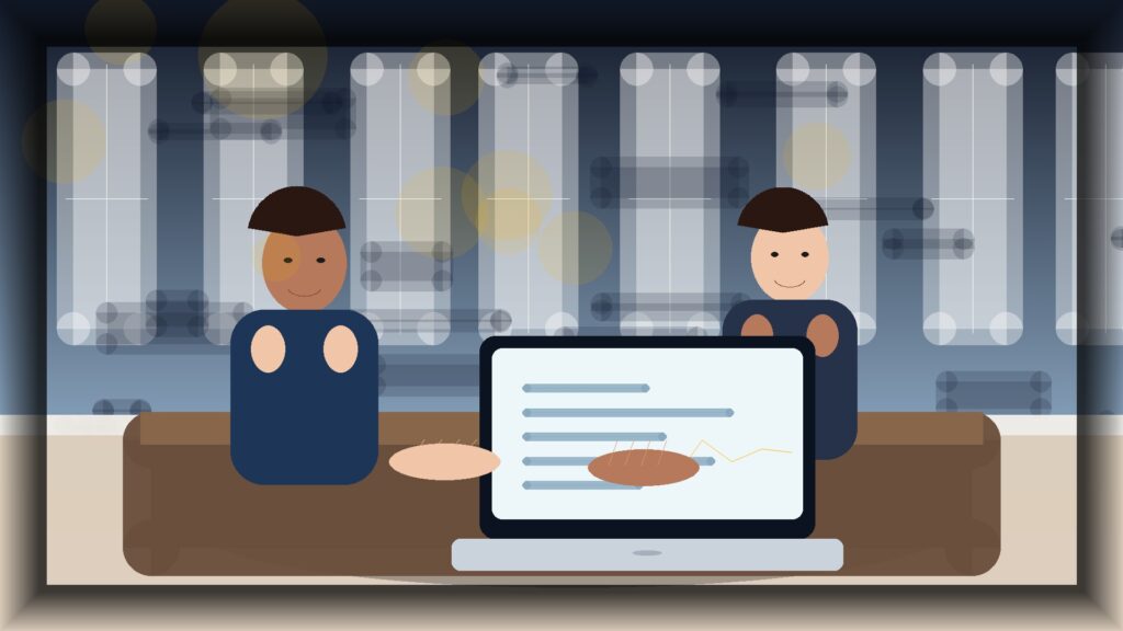 Imagem humanizada relacionada a Copywriting para sites