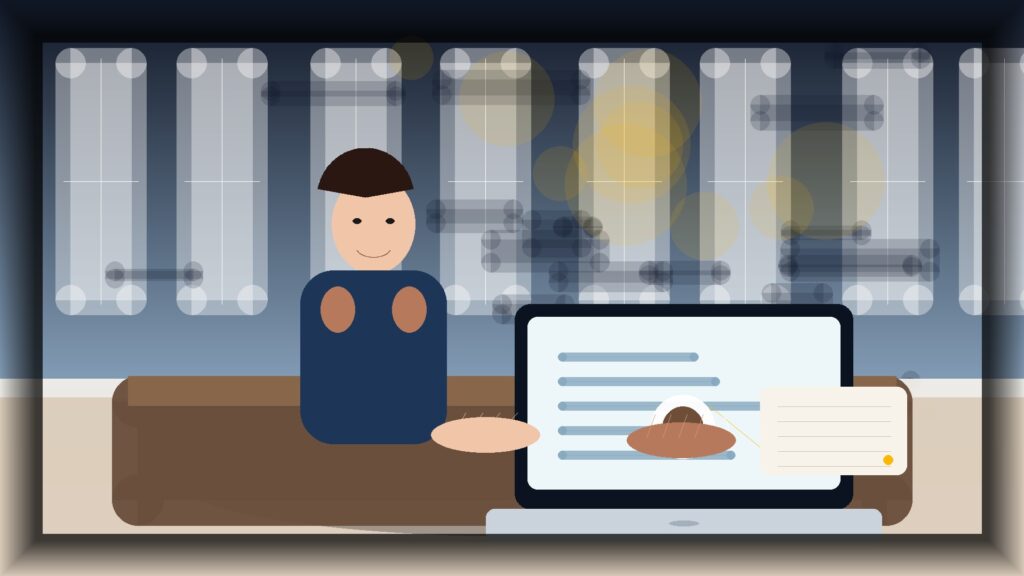Imagem humanizada relacionada a Experiência do usuário em lojas virtuais