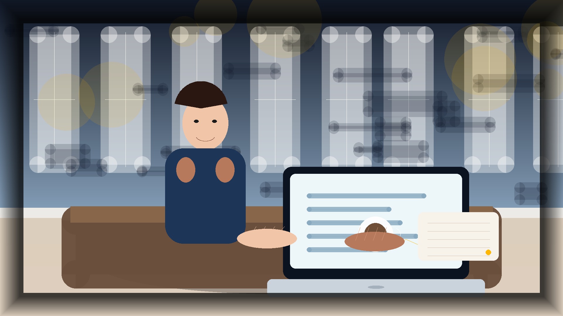 Imagem humanizada relacionada a Design de sites modernos