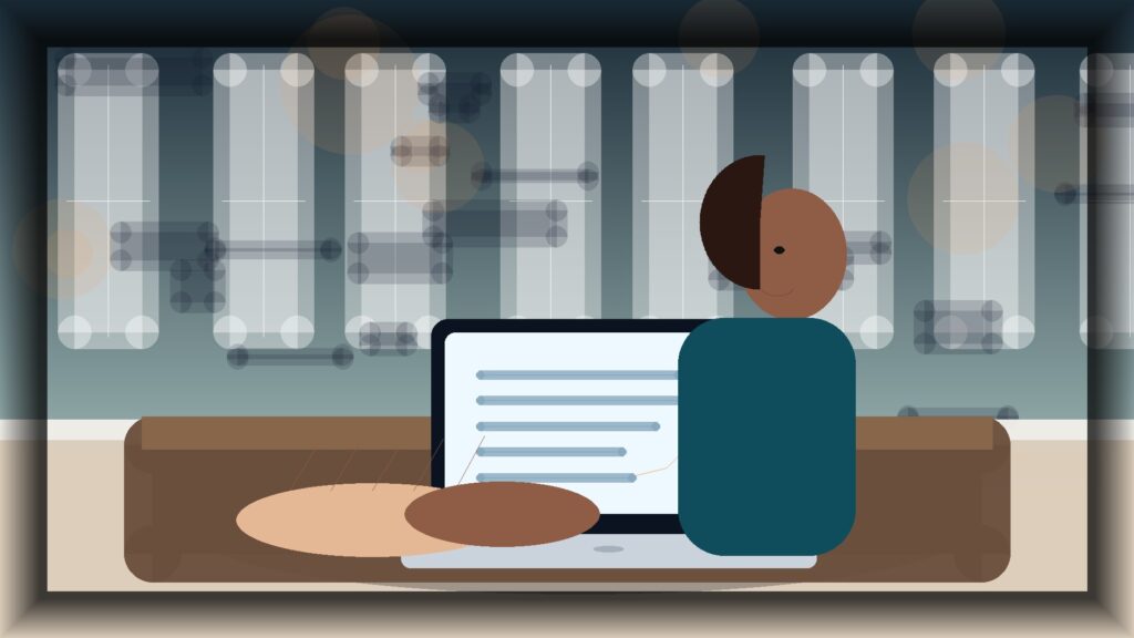 Imagem humanizada relacionada a Criação de conteúdo digital