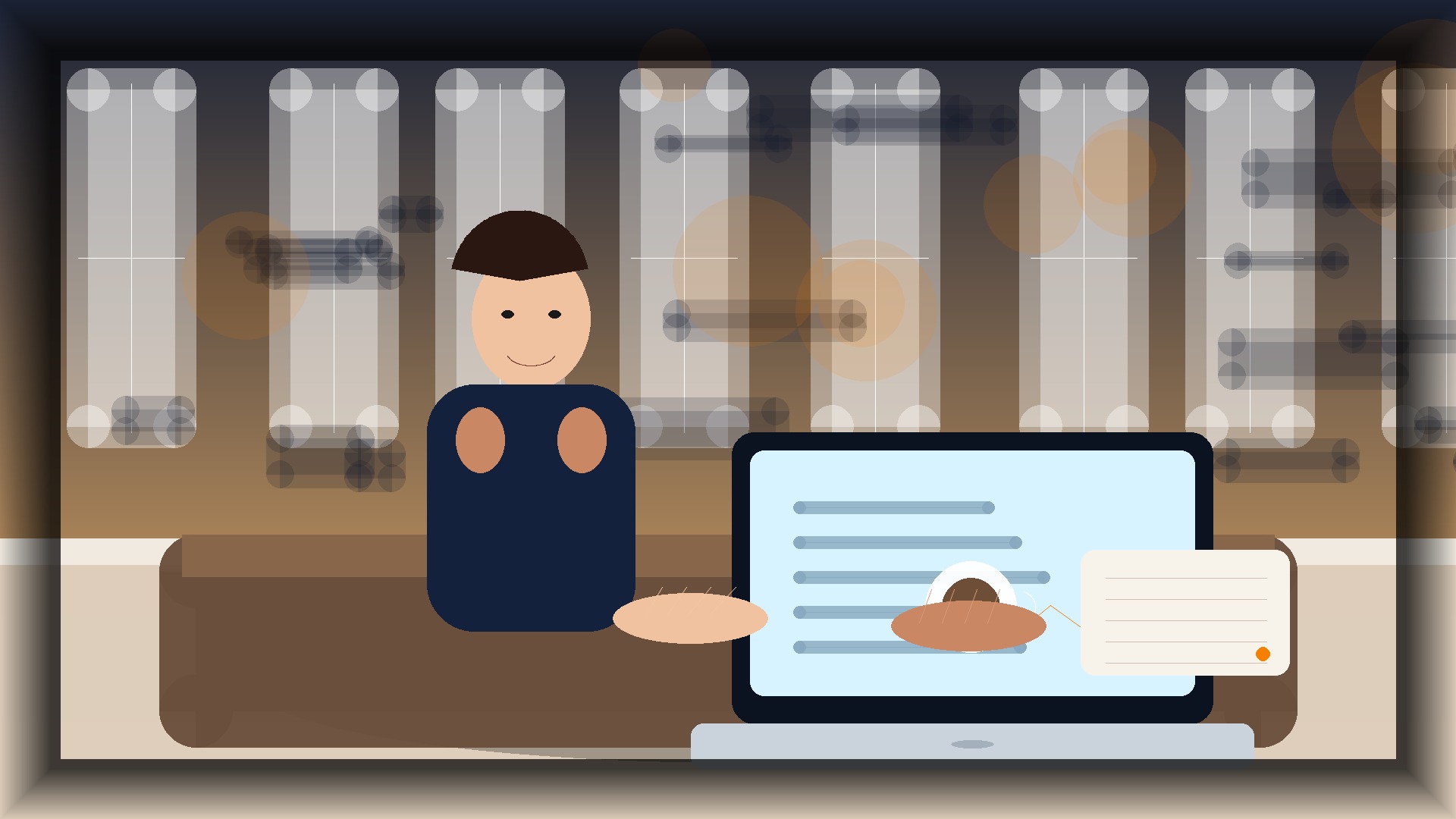Imagem humanizada relacionada a Copywriting para sites