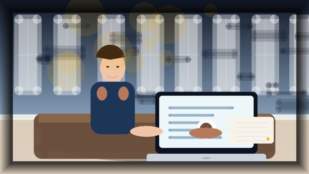 Imagem humanizada relacionada a Experiência do usuário em lojas virtuais