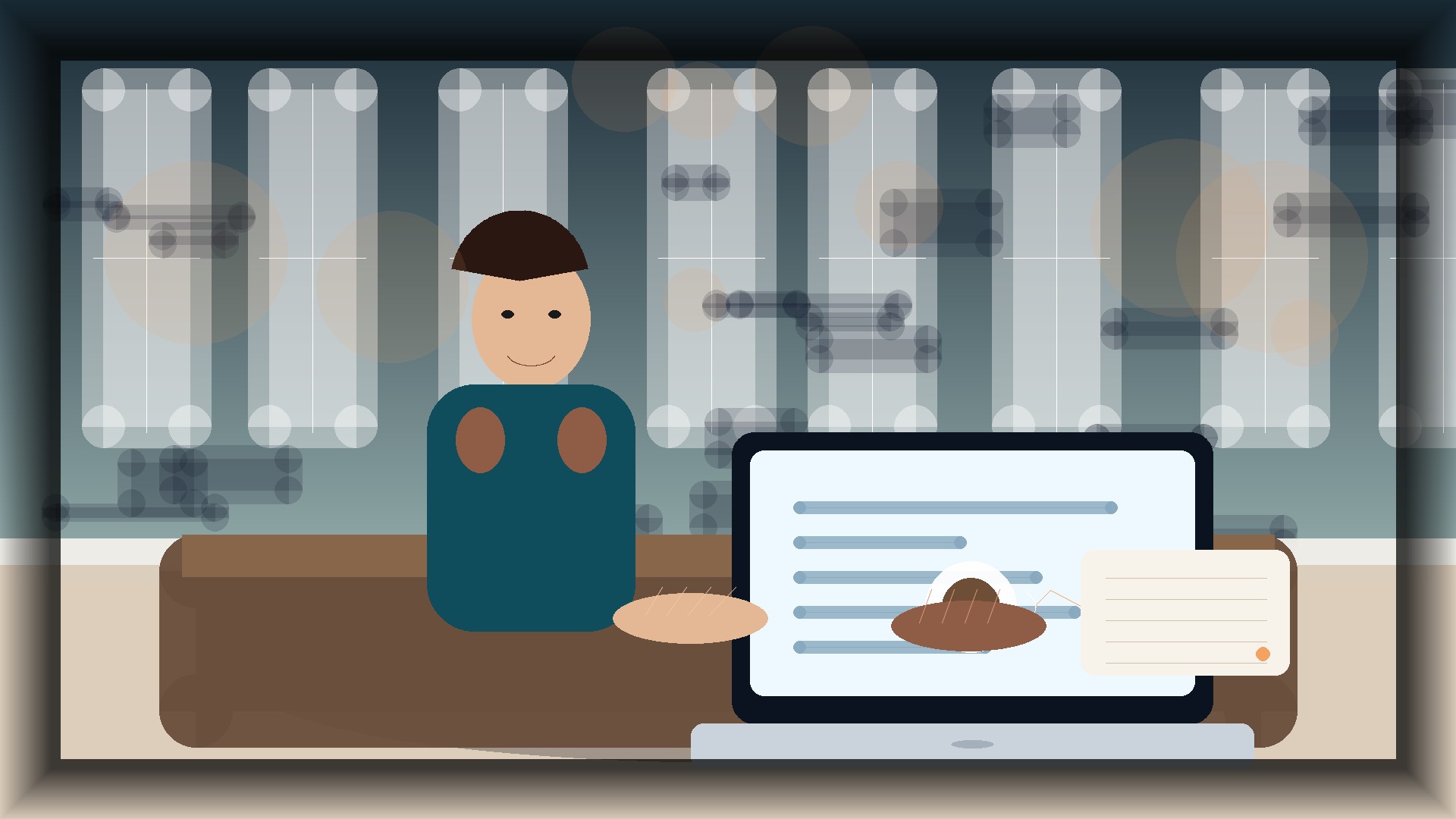 Imagem humanizada relacionada a Desenvolvimento de sites profissionais