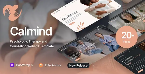 Calmind – Template HTML para Medicina Calmind – Template HTML para Medicina - Imagem 1