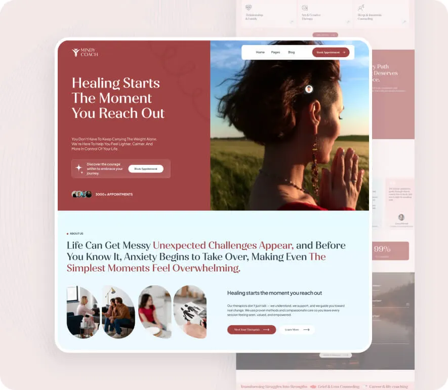 Mindycoach – Template HTML para Medicina Mindycoach – Template HTML para Medicina - Imagem 1