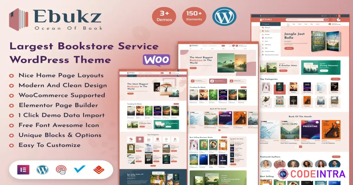 Ebukz – Tema WordPress para E-commerce Ebukz – Tema WordPress para E-commerce - Imagem 1