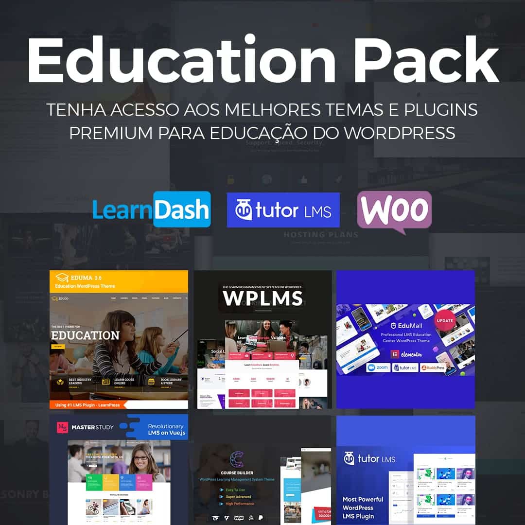 Education Pack – Tema WordPress para Educação Education Pack – Tema WordPress para Educação - Imagem 1