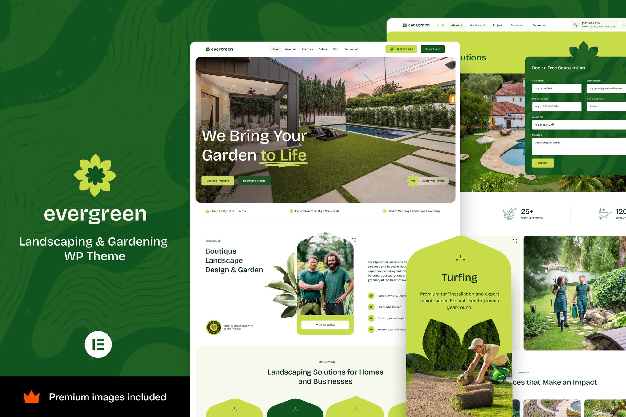 EverGreen – Tema WordPress Profissional EverGreen – Tema WordPress Profissional - Imagem 1