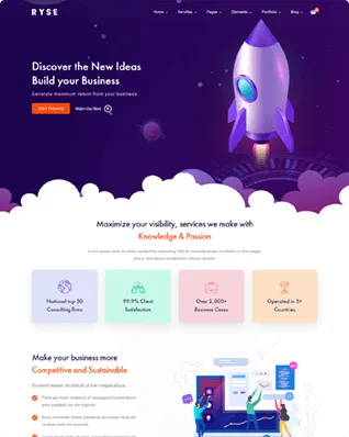 Ryse - SEO & Digital Marketing Theme - Imagem 1