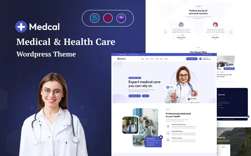 Accalia – Tema WordPress para Medicina Accalia – Tema WordPress para Medicina - Imagem 1