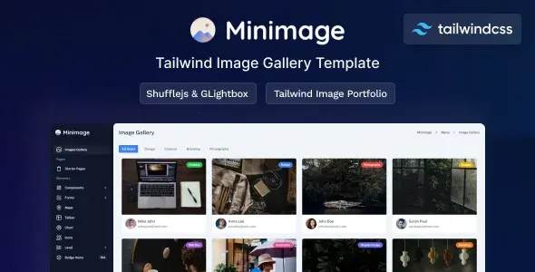 Minimage – Template HTML para Fotografia Minimage – Template HTML para Fotografia - Imagem 1