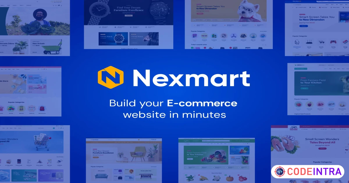Nexmart – Template HTML para E-commerce Nexmart – Template HTML para E-commerce - Imagem 1