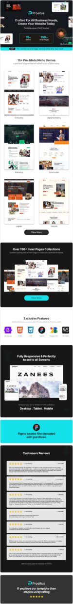 Prositus – Template HTML Profissional - Imagem 2