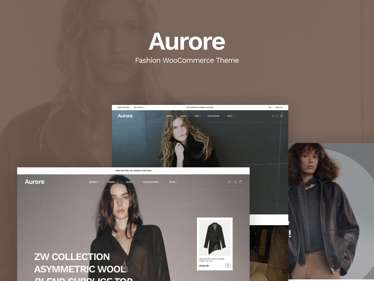 Aurore – Tema WooCommerce para Moda e Beleza Aurore – Tema WooCommerce para Moda e Beleza - Imagem 1
