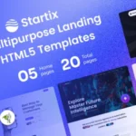 Startix – Template HTML para Tecnologia e SaaS